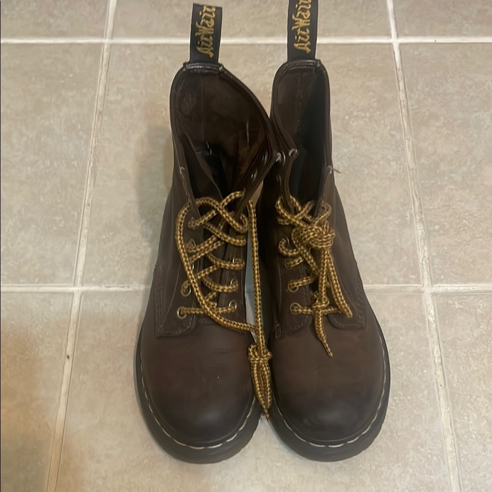 Dr. Martens 1460 Brown Leather Boots